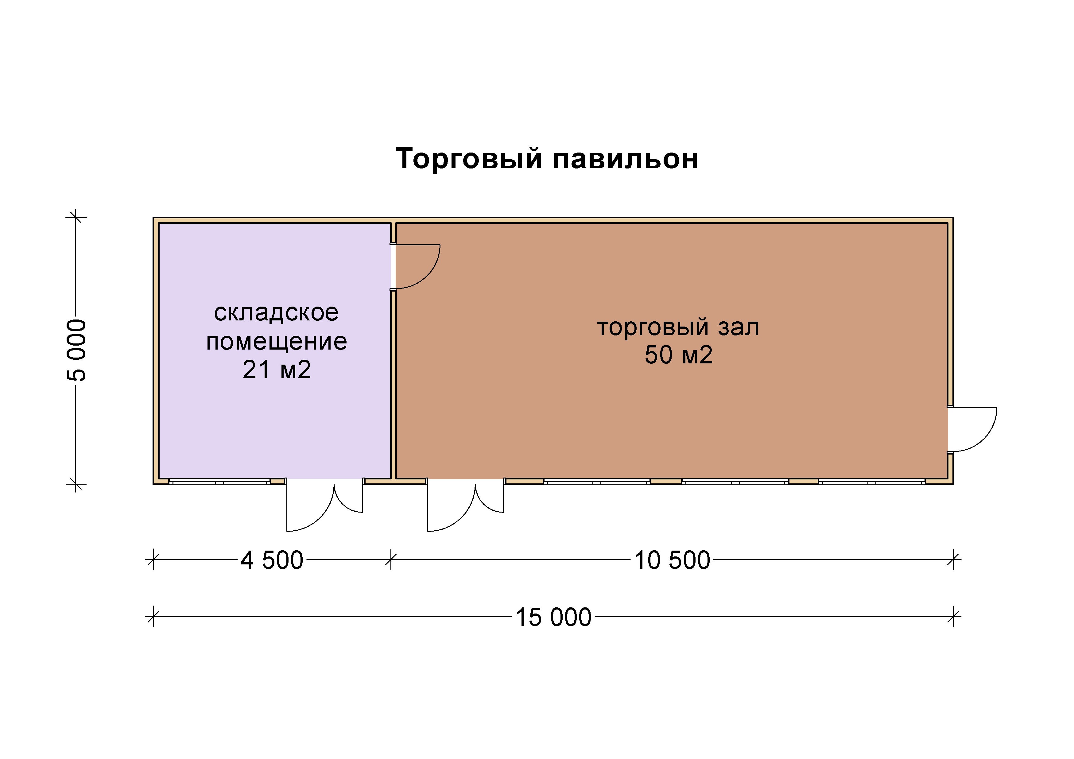 Строительство торгового павильона в г. Сходня