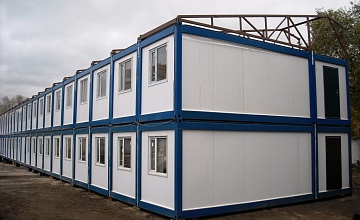 Модульное общежитие для строителей