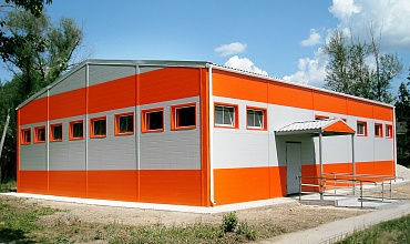 Строительство складского здания из сэндвич-панелей в Рязанской области 
